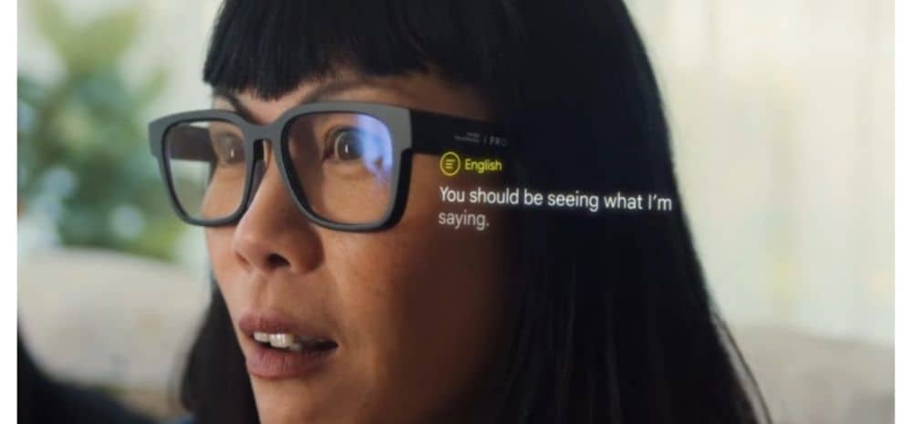 Google augmented glasses